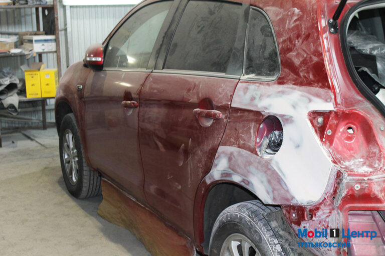 Ремонт крыла Mitsubishi ASX