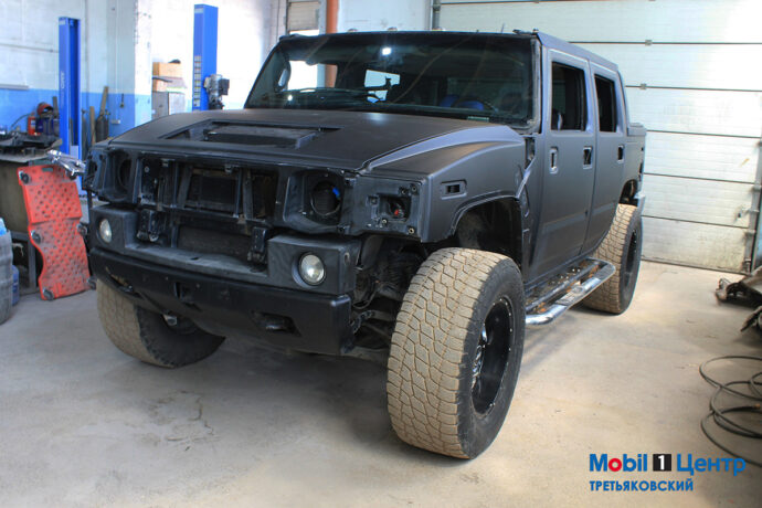 Подготовка к покраске Hummer h2