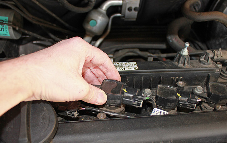 Замена катушки зажигания