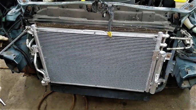 Замена радиатора основного